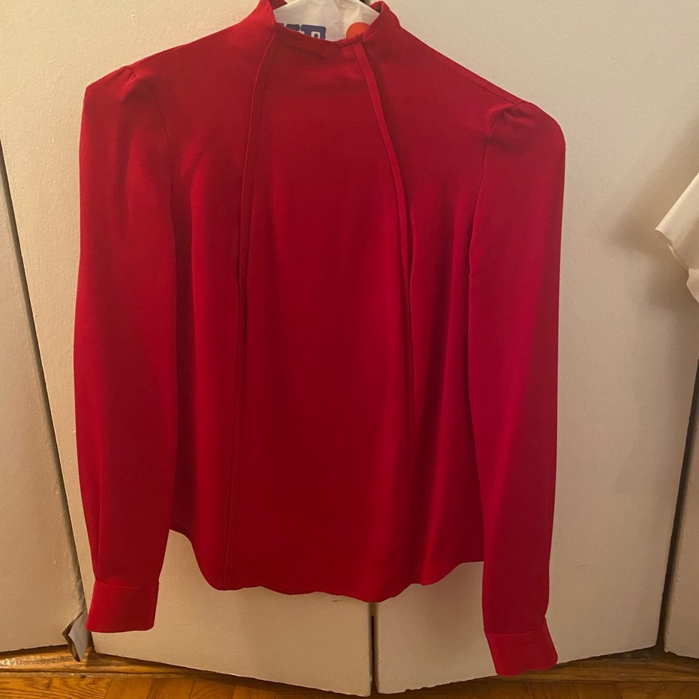 COPY - Rachel Comey silk fuschia blouse